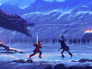 จะเป็นอย่างไรถ้าหนังหรือซีรีย์ที่ถูกหยิบขึ้นมาสร้างผลเป็นงานในรูปแบบ Pixel Art