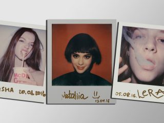 ภาพถ่ายจากกล้อง Polaroid คอนเซ็ป Super Model