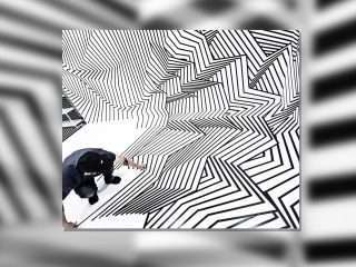 สร้างสรรค์ Illusion ด้วยเทคนิค Tape Installation ที่จะมาเติมมิติให้ผนังเปล่า