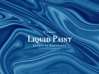Tutorials :  เทคนิคการทำ Liquid Paint Effect ง่าย ๆ เพียง 3 ขั้นตอน