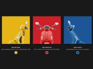 จะเป็นอย่างไรถ้าเปลี่ยนสกู๊ตเตอร์ VESPA เป็น PANTONE งานออกแบบ