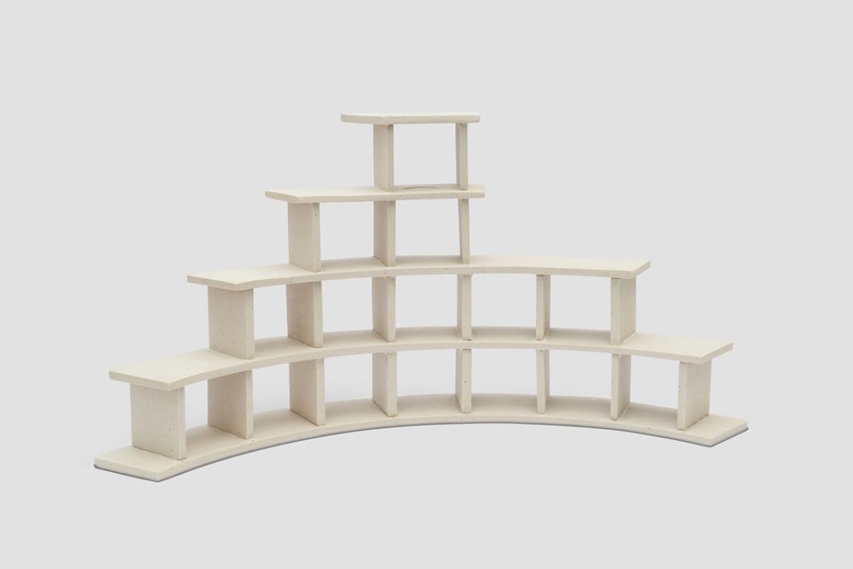 Aldo Cibic, Paesaggio n°2, ceramic, Small Ritual Landscapes