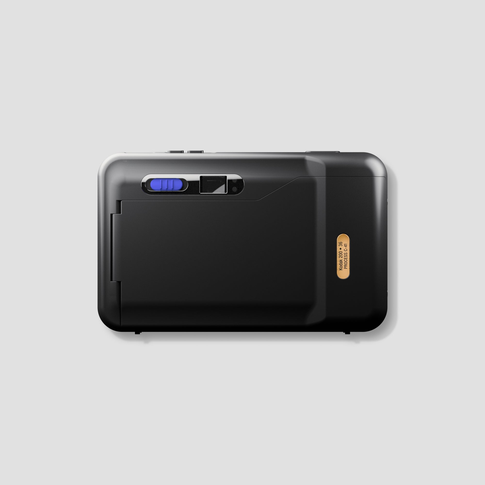 Analogue aF-1 film camera back view