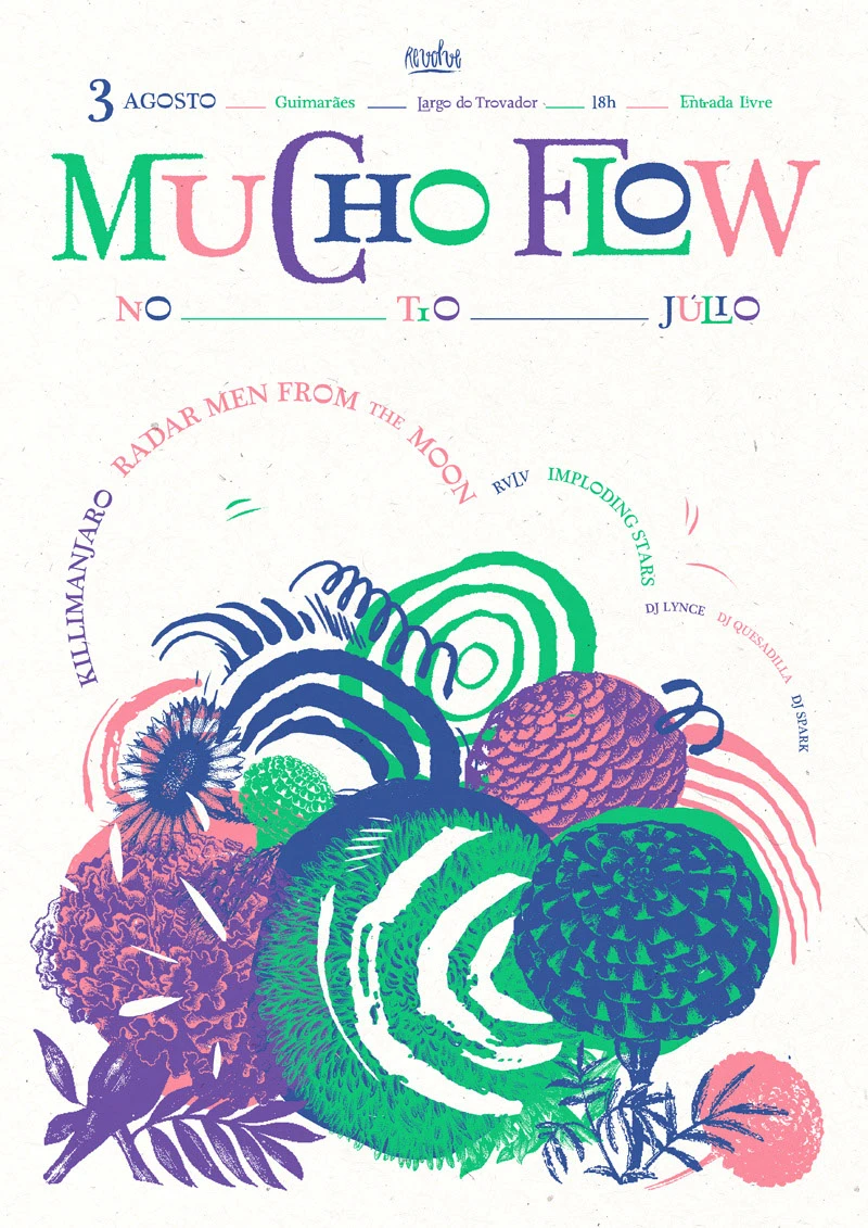 Mucho Flow Poster — Bráulio Amado