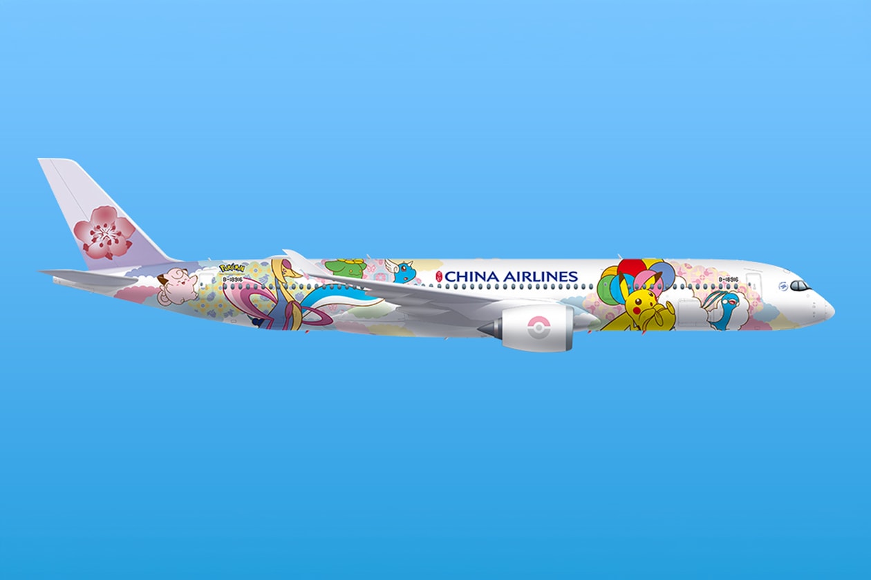 China Airlines Pikachu Jet CI2 Fuselage Detail