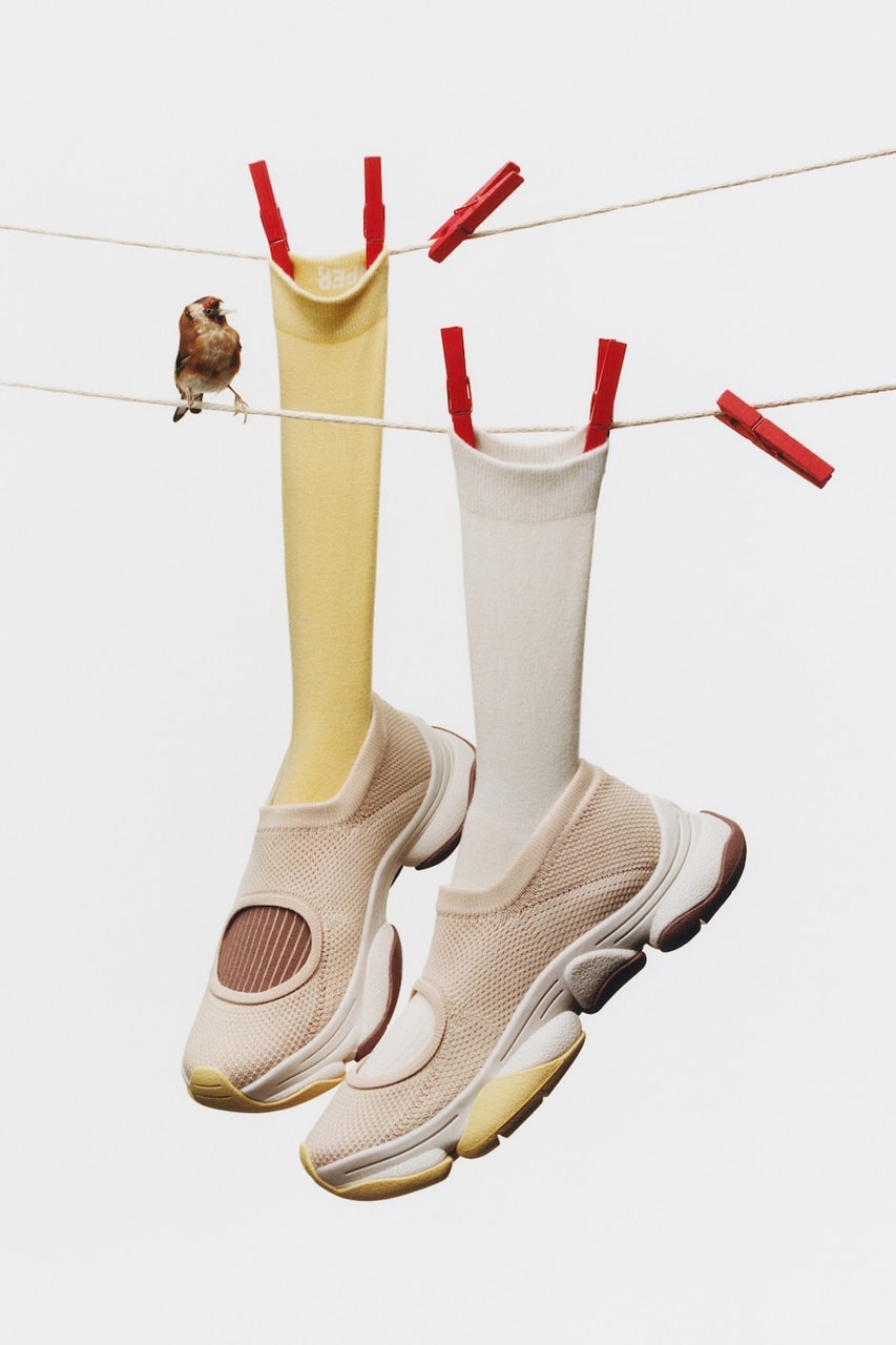 Issey Miyake x Camper Karst Finch on foot