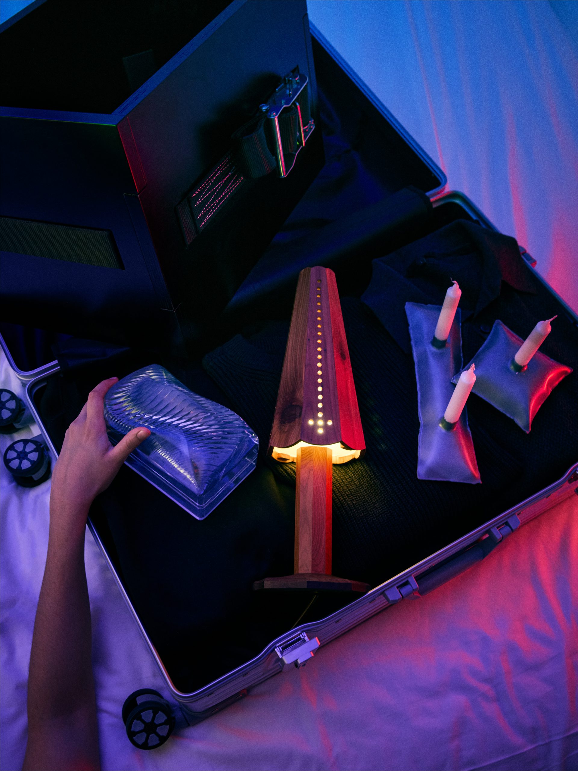 Design objects at One Night Stand exhibition by American Design Club