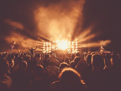 Stage lights at concert venue — Photo by Unsplash