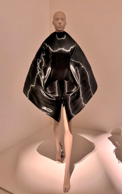Iris van Herpen Sculpting the Senses exhibition - haute couture garment on display