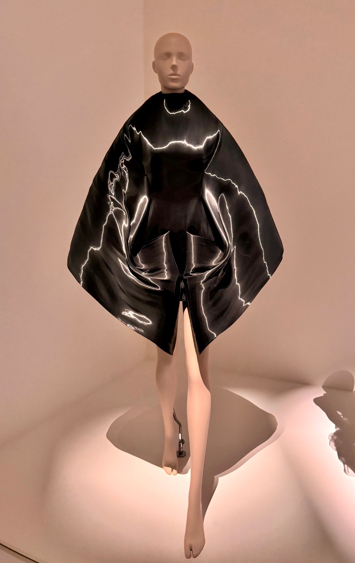 Iris van Herpen Sculpting the Senses exhibition - haute couture garment on display