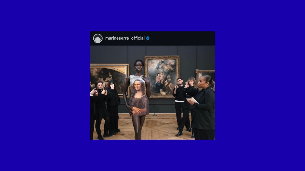 Marine Serre FW26 The Grace of Time x Louvre