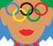 Visione Olimpica — Olimpia Zagnoli, poster Milano Cortina 2026
