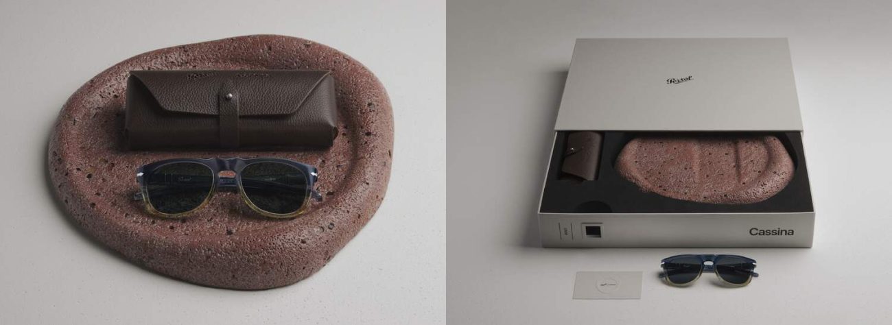 Persol x Cassina valet tray designed by Patricia Urquiola