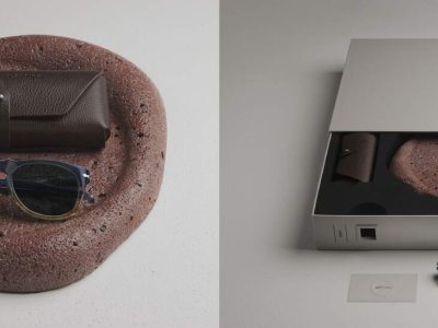 Persol x Cassina valet tray designed by Patricia Urquiola