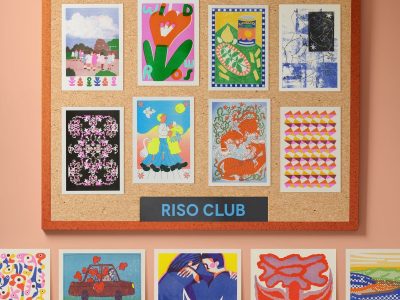 Riso Club postcards by Risotto Studio