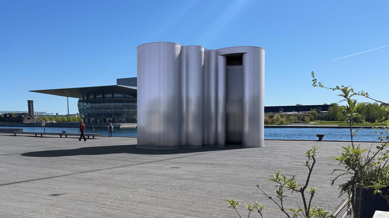 Aalto 90 Pavilion by Iittala and Hydro at Ofelia Plads Copenhagen