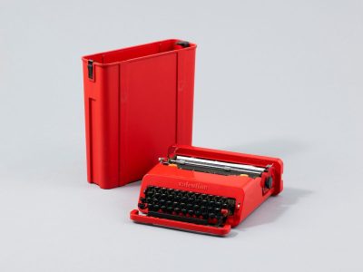 Ettore Sottsass, Valentine typewriter, 1968, Olivetti