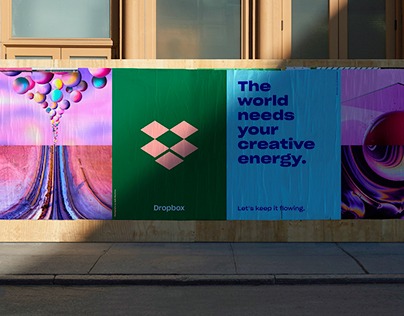 Dropbox Rebrand โดย Jump Jirakaweekul — COLLINS