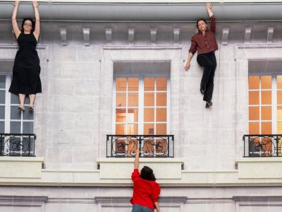 Leandro Erlich — Bâtiment (2004) installation at Grand Palais Paris. Photo: Didier Plowy / GrandPalaisRmn