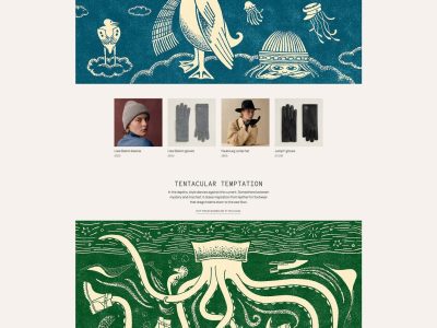 Hermès website Venture Beyond illustrated by Linda Merad 2026 / ภาพจาก lindamerad.com