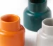 ที่เสียบแปรงสีฟันเซรามิก TINYVASE ทรงคล้ายแจกันใบเล็กวางบนอ่างล้างหน้า