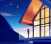 Mountain Cabin at Twilight — Tom Haugomat / ภาพจาก Handsome Frank