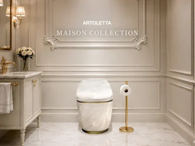 ห้องน้ำที่ออกแบบเป็นงานศิลปะในคอลเลกชัน MAISON COLLECTION ของ ARTOLETTA