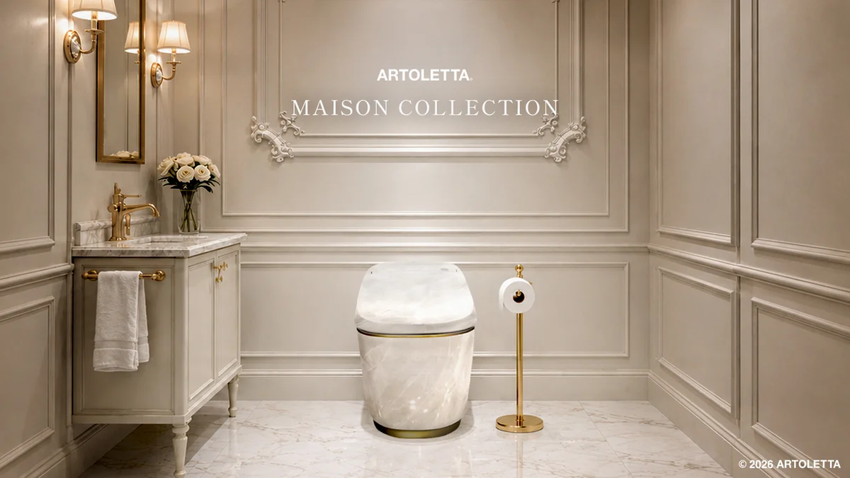ห้องน้ำที่ออกแบบเป็นงานศิลปะในคอลเลกชัน MAISON COLLECTION ของ ARTOLETTA