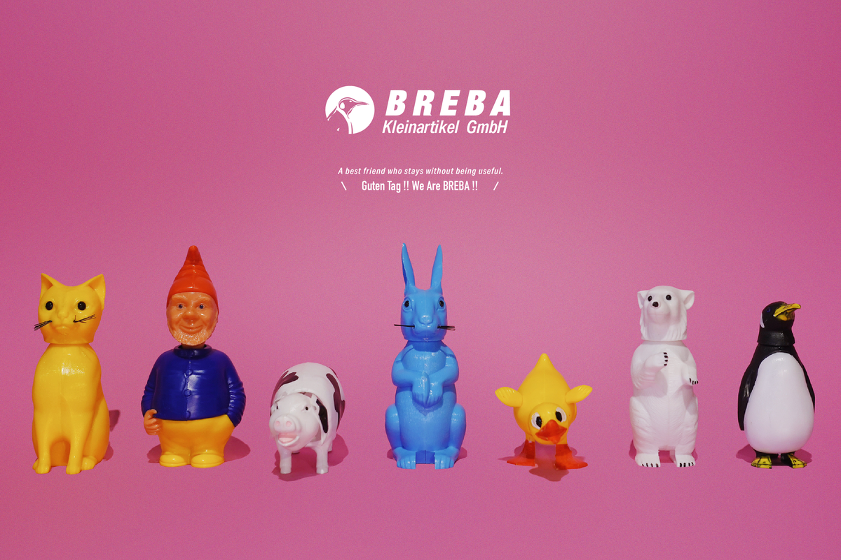 ตุ๊กตาโยกหัว BREBA Wackelfiguren งานคราฟต์จากเยอรมนี