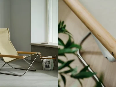เก้าอี้พับ Nychair X โครงไม้และผ้าใบขึงเป็นที่นั่ง