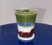 Matcha Strawberry Latte ของ Portcha แยกชั้นมัทฉะ นม และสตรอว์เบอร์รี